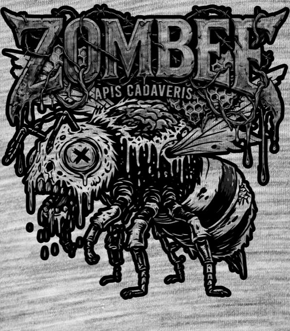 Zombee, černý tisk - Obrázek 2