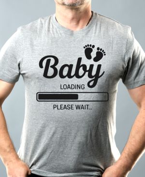 Baby Loading, černý potisk