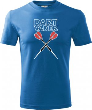 Dětské triko Basic s motivem Dart Vader, černá