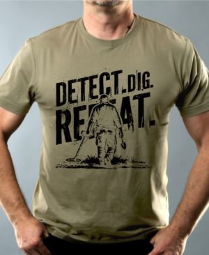 Detect. Dig. Repeat, černý tisk