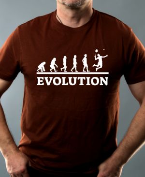 Evolution badminton, bílý tisk