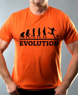 Evolution fotbal, černý tisk