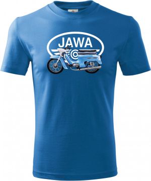Jawa Pionýr - modrý - logo V20
