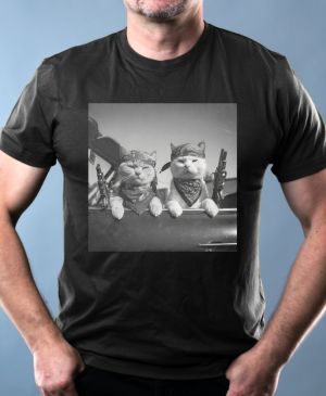 Nejoblíbenější pánské Triko Basic s motivem Kočky, nasraný kočky, černá