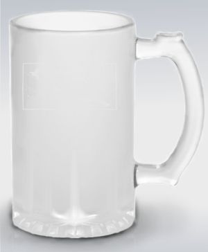 Půllitr skleněný 500 ml. s motivem Planet B