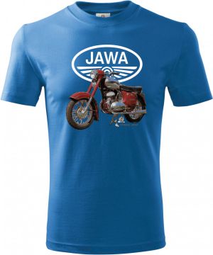 Jawa 350 - bílé logo - Kývačka