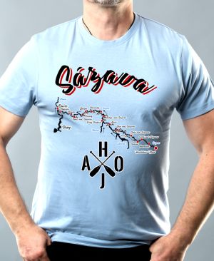 Sázava, mapa