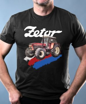 Nejoblíbenější pánské Triko Basic s motivem Zetor 16145, V2, černá
