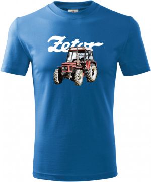 Dětské triko Basic s motivem Zetor UŘ 7245, V1, černá